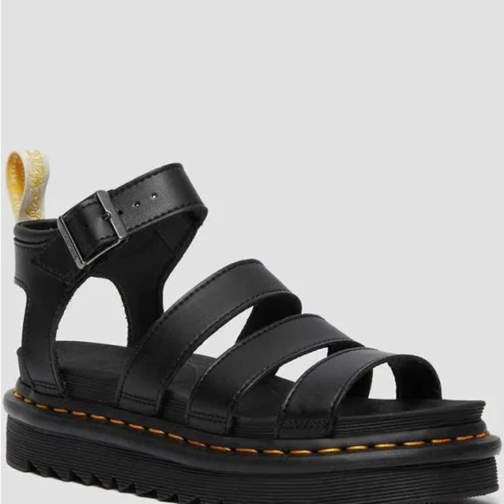 Dr. Martens Black Gladiator Sandals size 8/39.